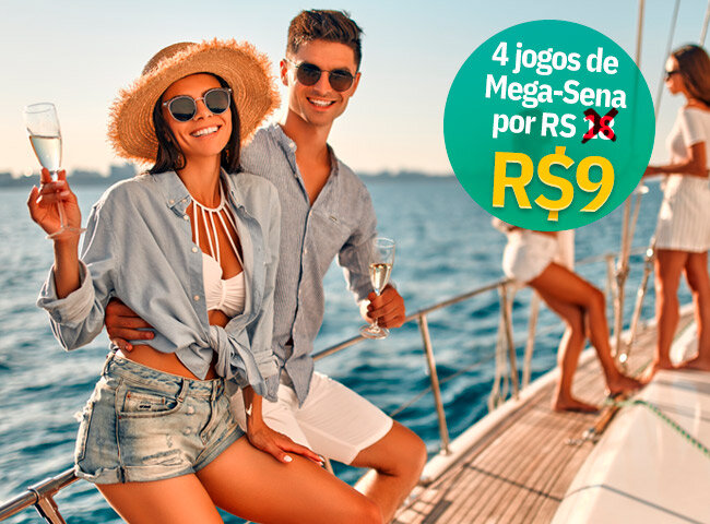 Apostas Gratis! Mega-Sena 4x2. 4 x apostas 9 reais.