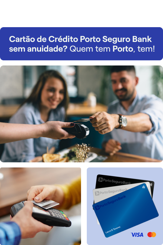 Cartão de Crédito Porto Seguro Bank sem anuidade? Quem tem Porto, tem!