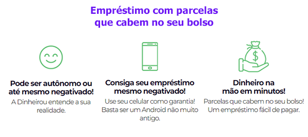 Parcelas que cabem no seu bolso